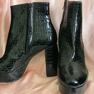 New platform booties